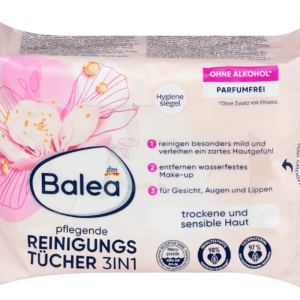 Lingettes démaquillantes 3 en 1, 25 pièces